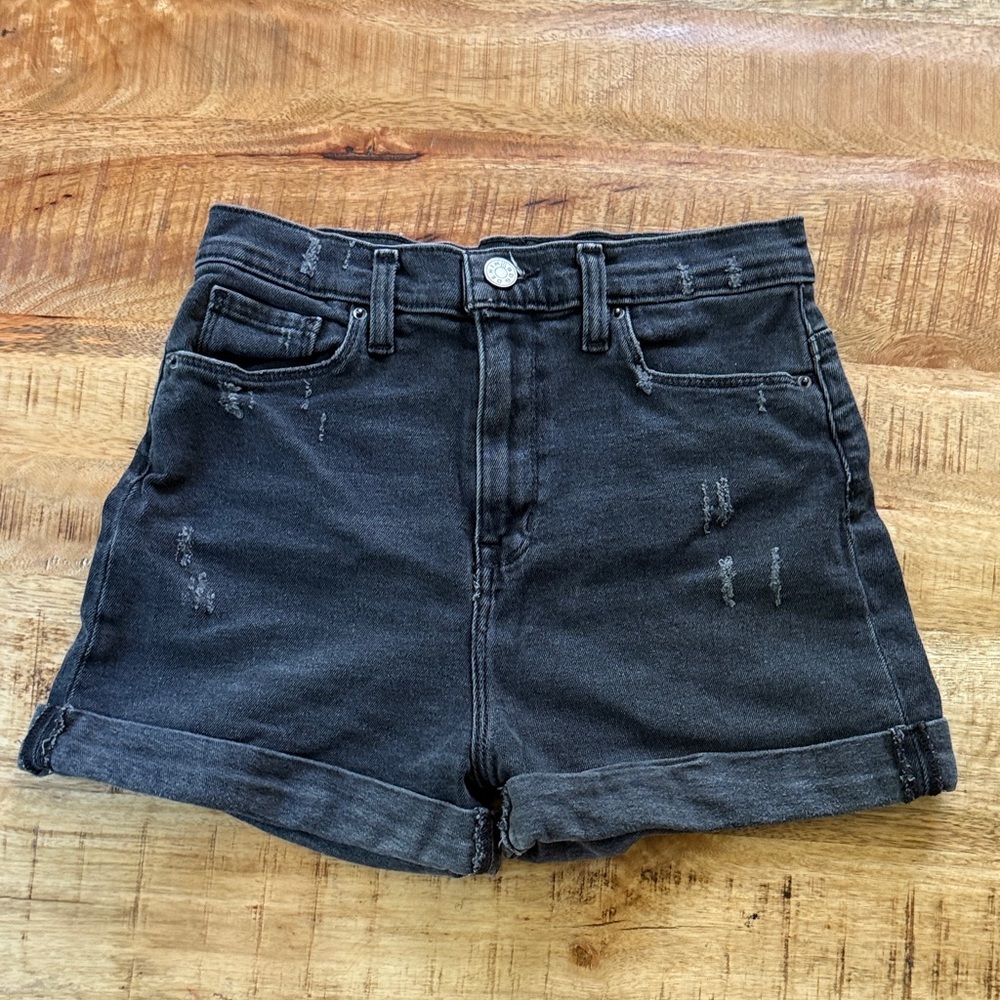 Black high rise denim shorts urban outfitters BDG women’s 27 4
